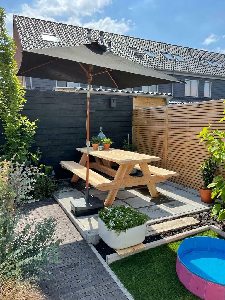 Te koop: Douglas Picknicktafels in diverse maten! 🌳, Tuin en Terras, Ophalen of Verzenden, Nieuw, Rechthoekig, Hout