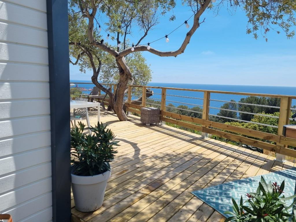 Te huur Mobilhome Cote d azure aan zee, 5 personen, Zwembad, Provence en Côte d'Azur, Recreatiepark