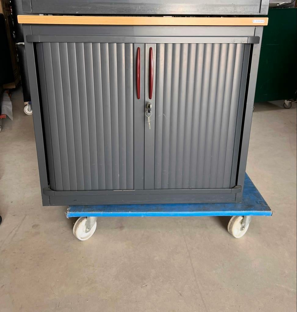 Steelcase roldeurkast, Huis en Inrichting, Kasten | Roldeurkasten en Archiefkasten, Ophalen, Gebruikt, 50 tot 100 cm, Minder dan 100 cm