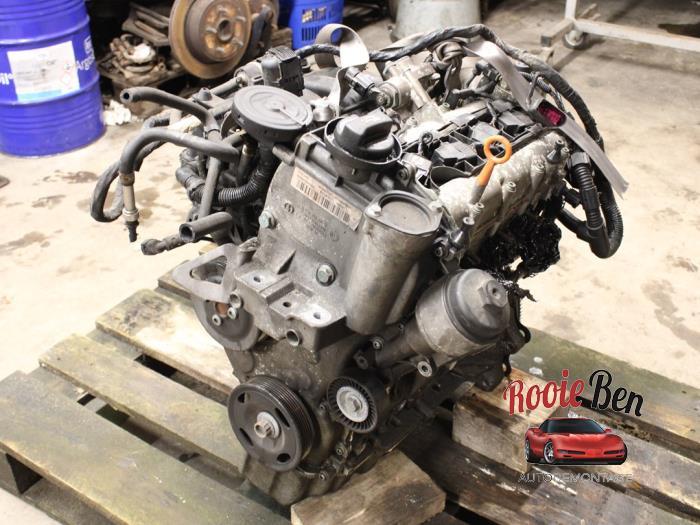 Motor van een Volkswagen Touran, Gebruikt, -, Volkswagen, -