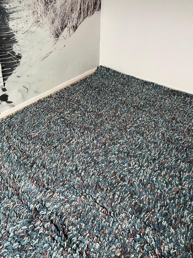 Brinker Angora Teal Blue XXL wol 240/340, Ophalen of Verzenden, 200 cm of meer, Rechthoekig, Nieuw