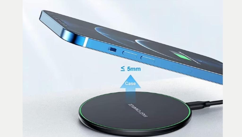Draadloze oplader voor mobiele telefoons 50 Watt met USB, Ophalen of Verzenden, Nieuw, Apple iPhone
