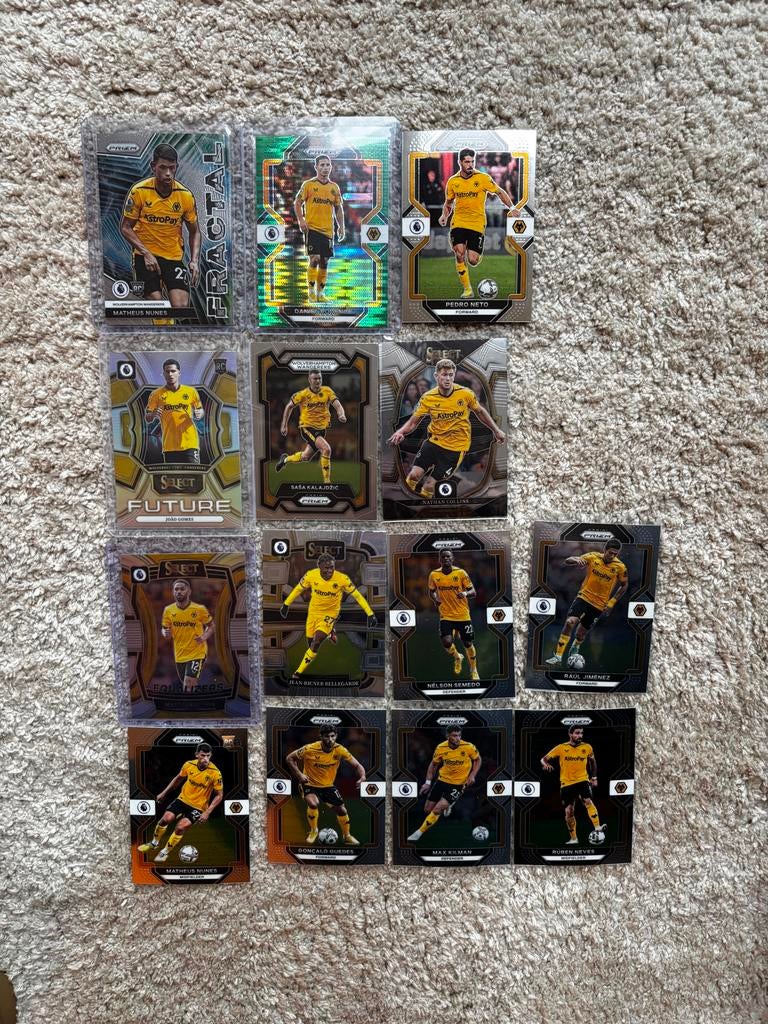 Wolves Trading Cards - Complete Selectie!, Ophalen of Verzenden, Zo goed als nieuw, Buitenlandse clubs, Spelerskaart