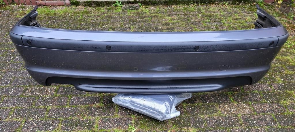 BMW E46 M ACHTERBUMPER + PDC COMPLEET 3 SERIE, Auto-onderdelen, Carrosserie en Plaatwerk, Bumper, BMW, Achter, Links, Ophalen of Verzenden