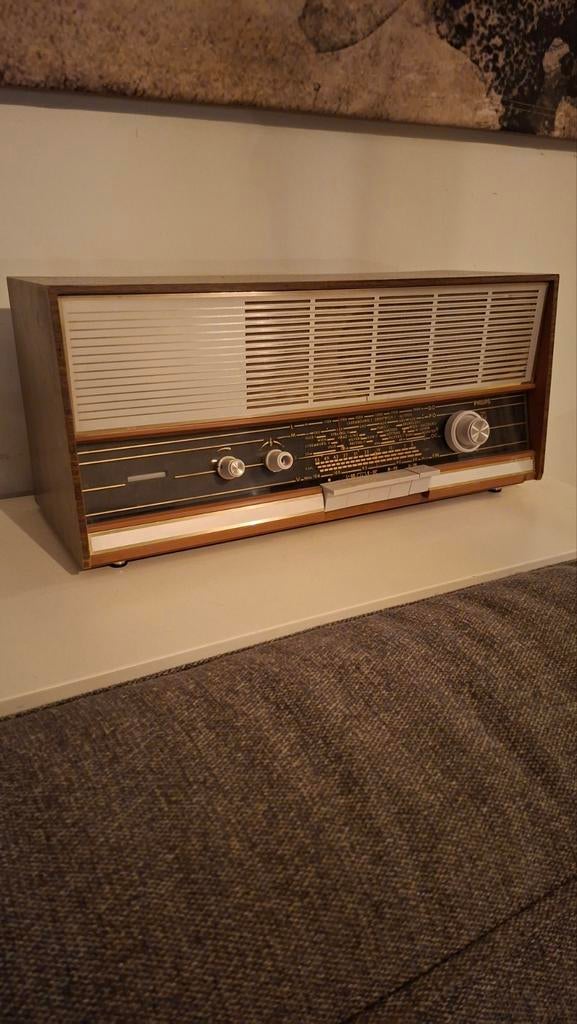 Oude Philips buizenradio in goede staat, Ophalen of Verzenden