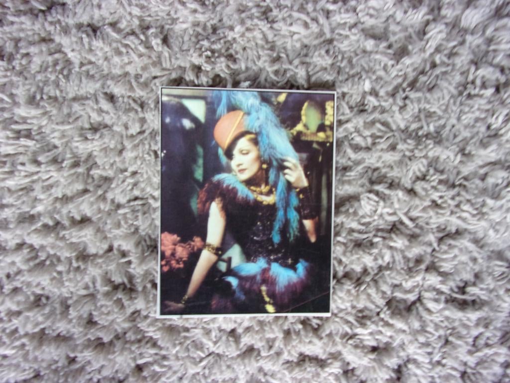 MARLENE DIETRICH FOTO KAART GEKLEURD, Ophalen, Foto of Kaart