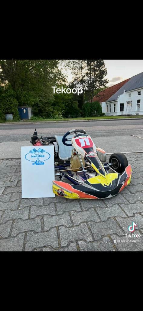 Kinderkart 270cc Honda - Opgevoerd, Sport en Fitness, Karting, Ophalen of Verzenden, Gebruikt, Kart
