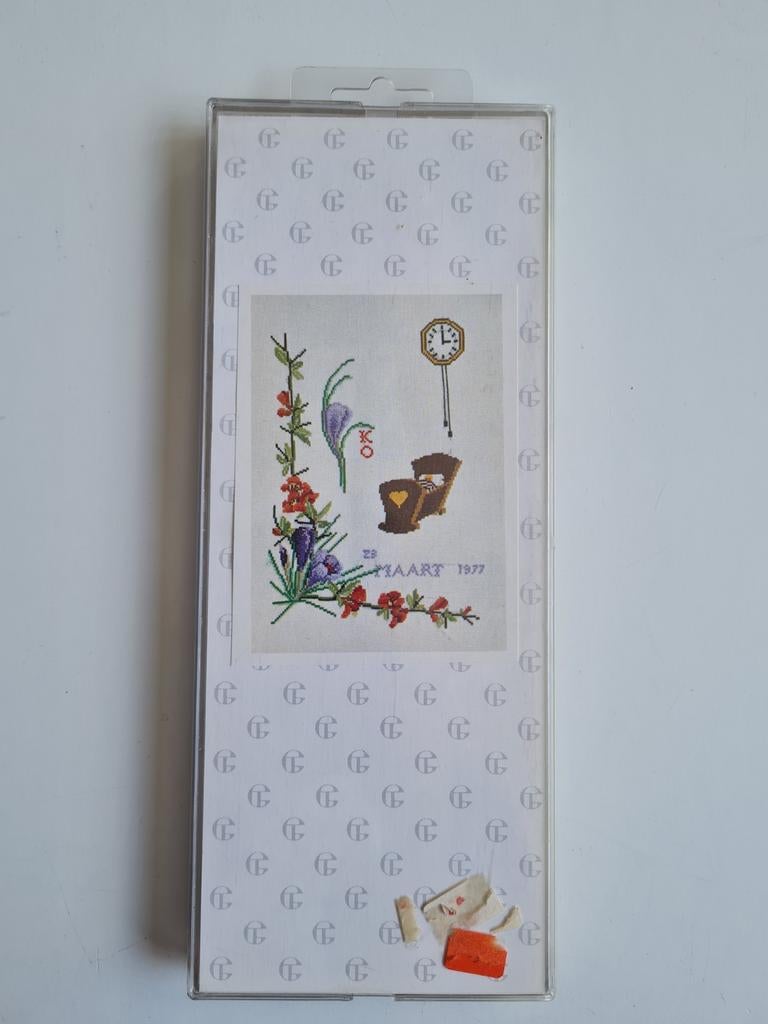 Borduurset geboorte. 25 x 35 cm., Ophalen, Nieuw, Borduurpakket