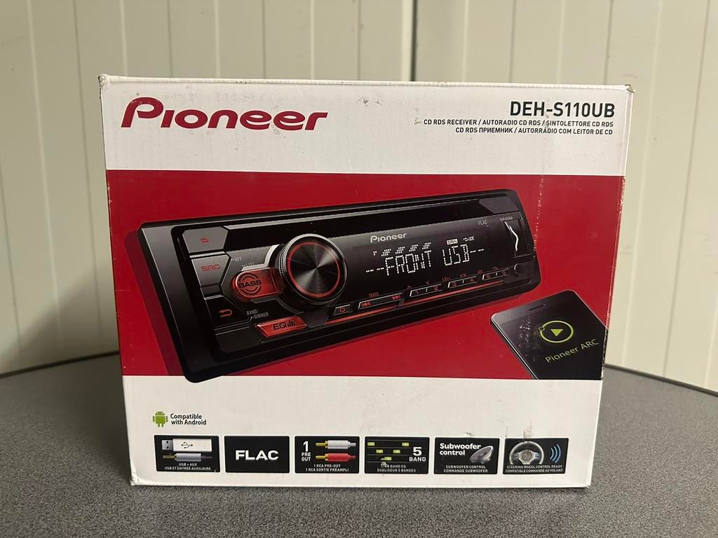 Pioneer DEH-S110UB auto radio met cd, Ophalen of Verzenden, Zo goed als nieuw