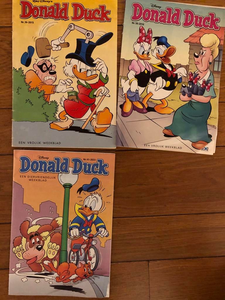 Oude Donald Duck Strips - Diverse Jaargangen, Meerdere stripboeken, Ophalen, Gelezen