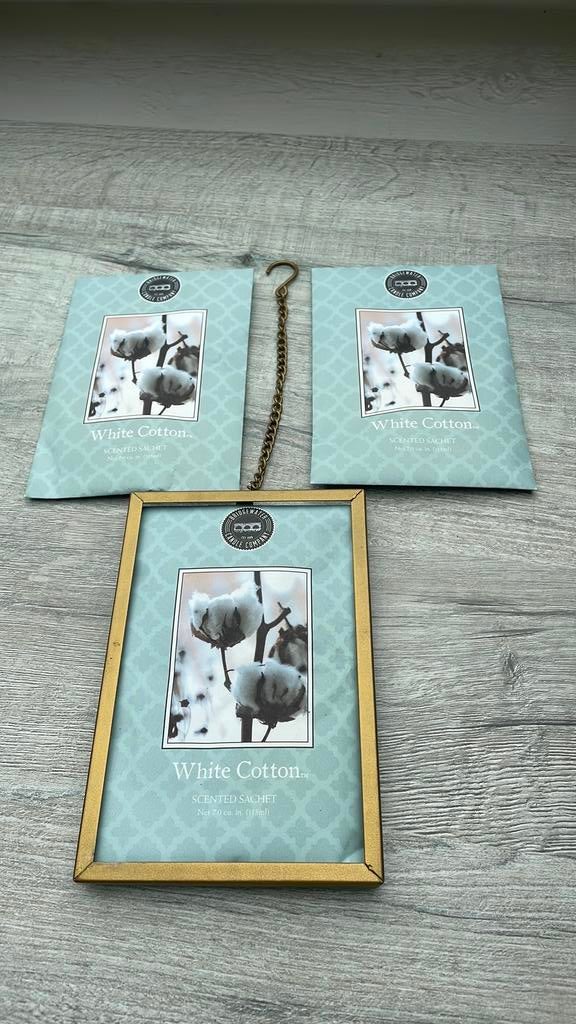Geurzakjes Scented sachet white cotton, Ophalen of Verzenden, Nieuw, Hout, Minder dan 50 cm