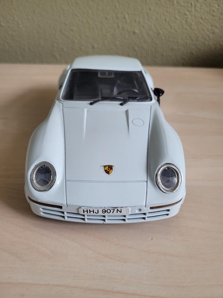 Tonka Porsche 959 1/18 wit, Hobby en Vrije tijd, Modelauto's | 1:18, Ophalen of Verzenden, Gebruikt, Overige merken