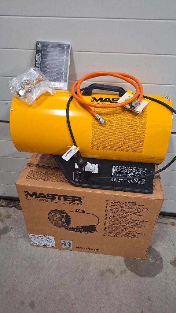Master BLP 53 ET gasheater NIEUW!, Ophalen, Minder dan 30 cm, ., Overige typen
