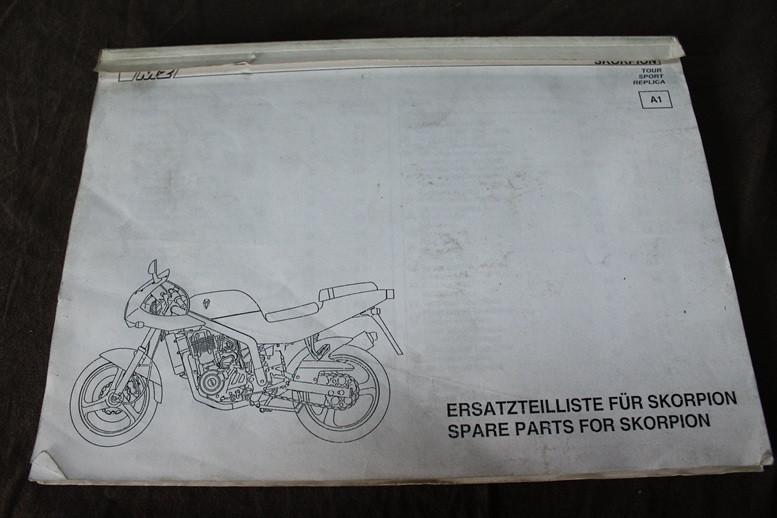 MZ Skorpion ersatzteil liste parts list 1996 ??, Motoren, Handleidingen en Instructieboekjes, Ophalen of Verzenden, Overige merken