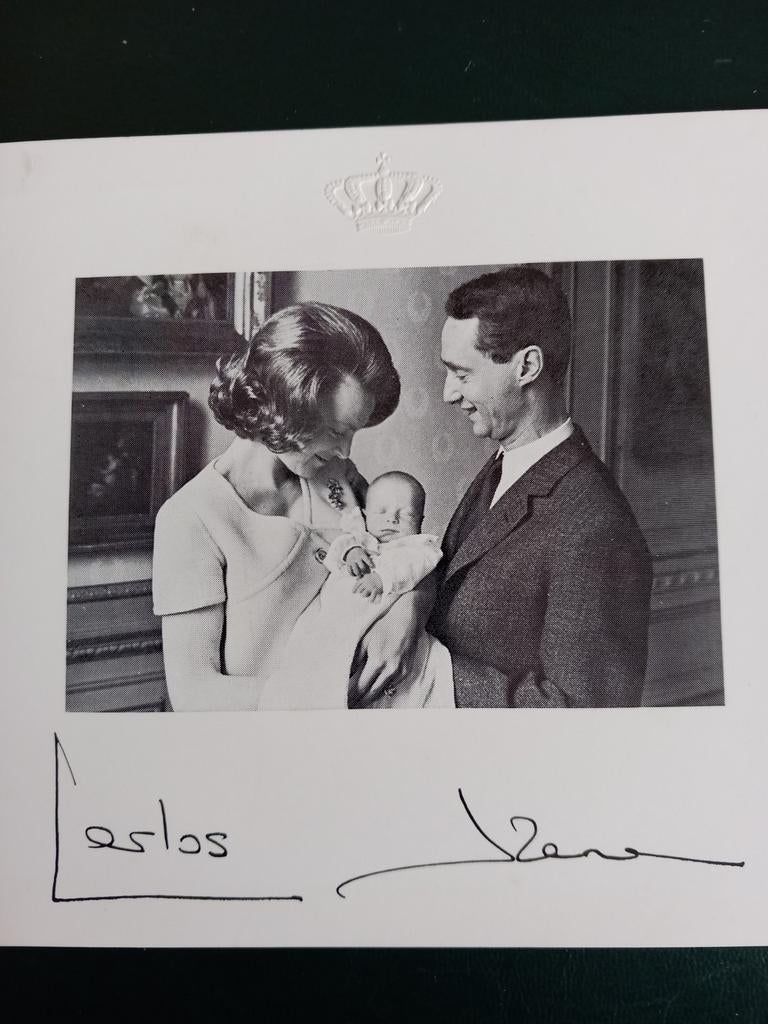 Prinses Irene Bedankkaart, Verzamelen, Koninklijk Huis en Royalty, Ophalen of Verzenden, Gebruikt, Nederland, Kaart, Foto of Prent