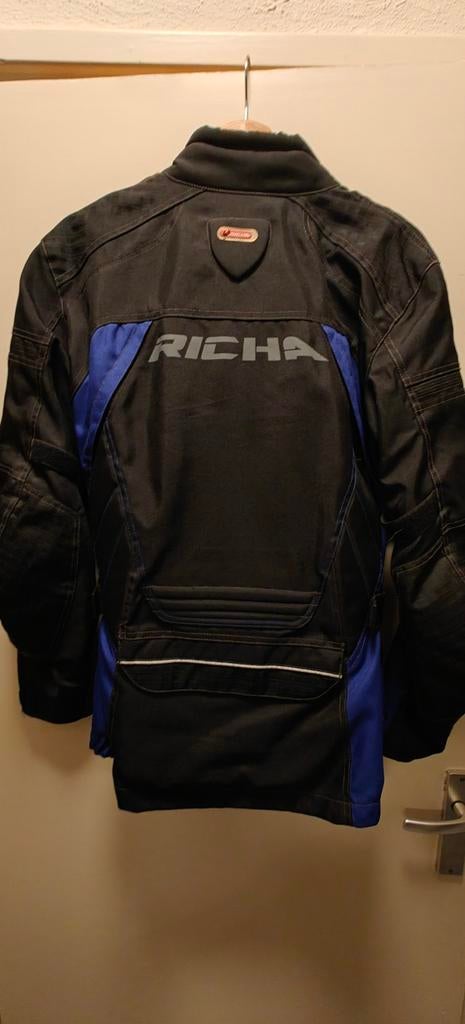 Richa Motorpak Zwart/Blauw - Jas en Broek, Overige merken, M, Dames, Tweedehands