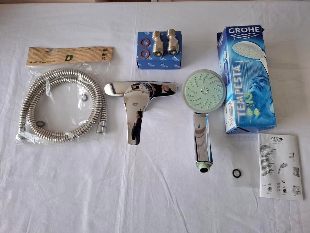 Douche of keuken mengkraan Grohe 15 cm NIEUW!!, Ophalen of Verzenden, Nieuw, Koper, Douche