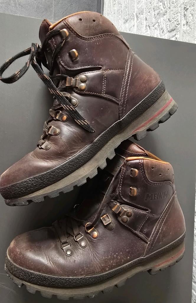 Meindl wandelschoenen maat 6 ( 39,5), Meindl, Bruin, Gedragen, Wandelschoenen