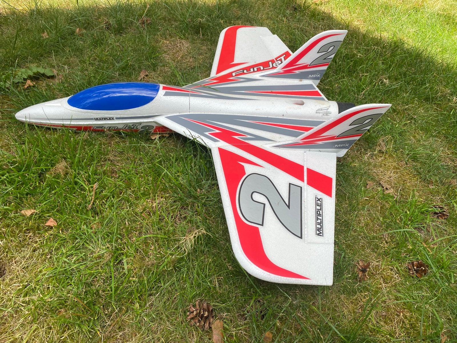Multiplex FunJet 2 Ultra met FrSky ontvanger, Ophalen, Zo goed als nieuw, Elektro, RTF (Ready to Fly)