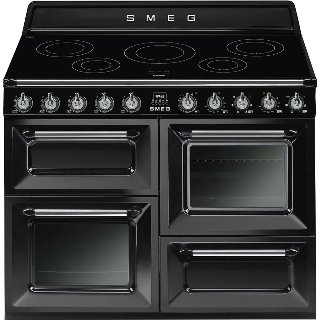 Smeg TR4110IBL2 inductie fornuis van 110 cm breed, Witgoed en Apparatuur, Fornuizen, Nieuw, Vrijstaand, Inductie, 5 kookzones of meer