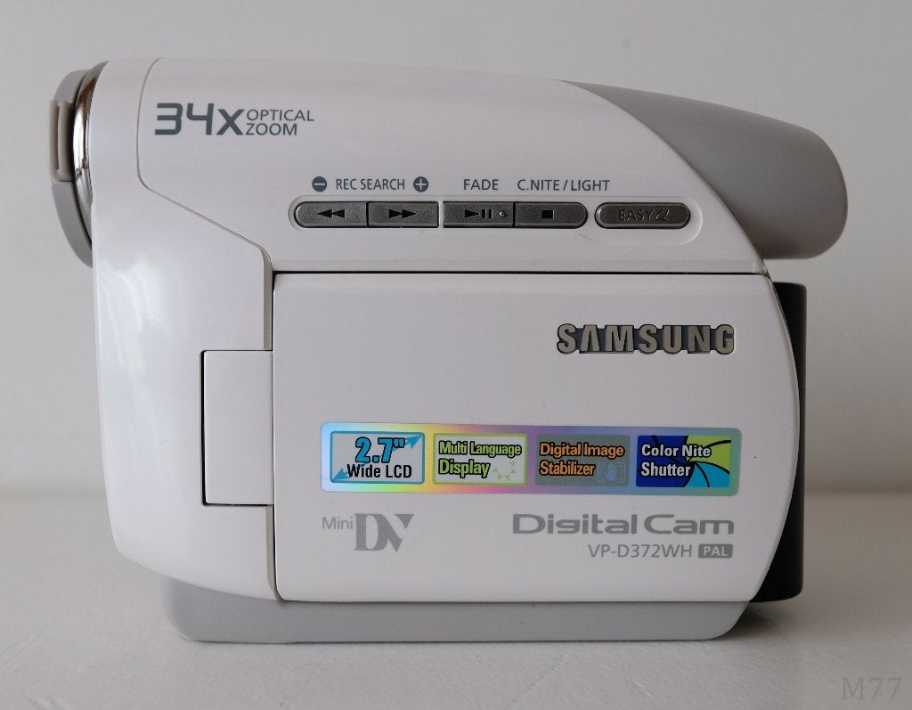 Samsung VP-D372WH MiniDV Camcorder, Mini dv, Gebruikt, 20x of meer, Ophalen of Verzenden