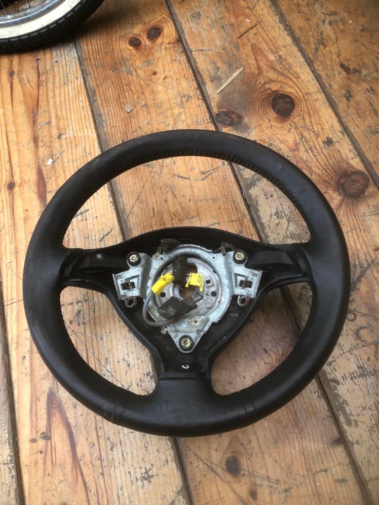 Leren VW stuur Golf 3 Golf 4, Auto-onderdelen, Besturing, Ophalen of Verzenden, Gebruikt, Volkswagen
