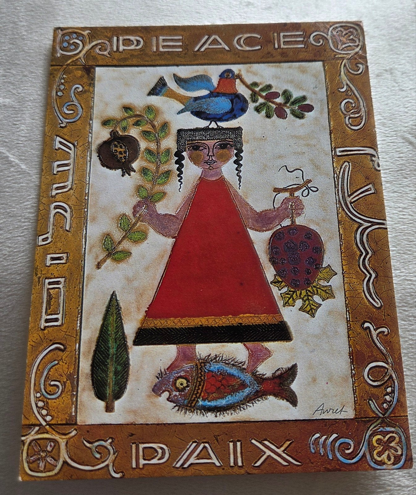 'Peace Paix', Verzenden, 1960 tot 1980, Gelopen, Overige thema's