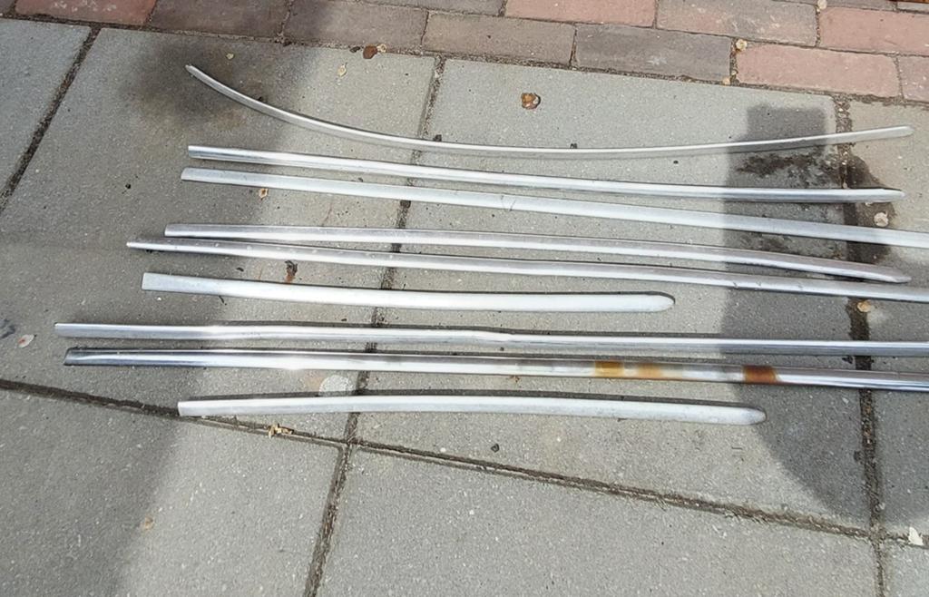 Volkswagen Kever sierstrips - Diverse lengtes, Ophalen, Gebruikt, Voor, Bumper