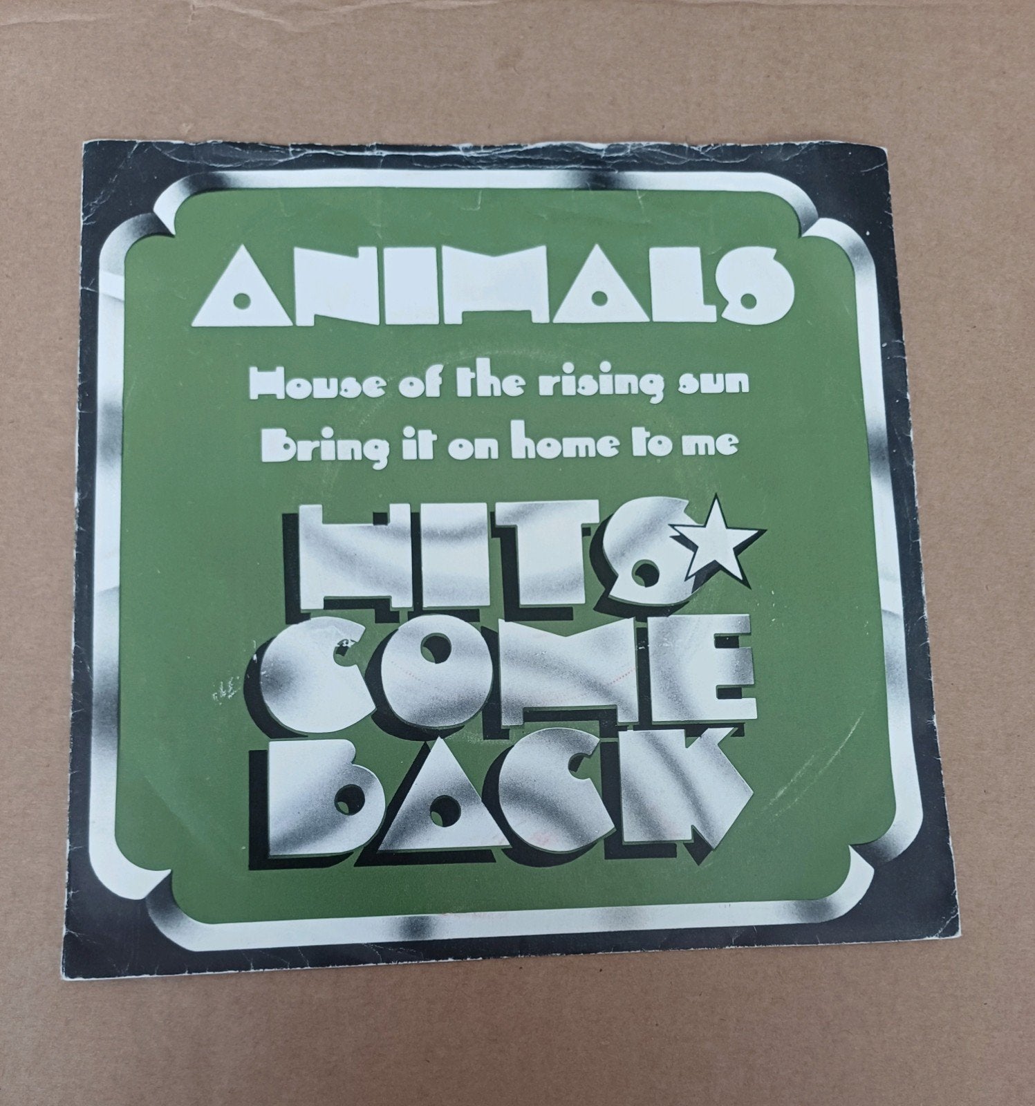 Animals - House Of The Rising Sun / Bring It On Home To Me, Cd's en Dvd's, Beschermende buitenhoes, Ophalen of Verzenden, Gebruikt