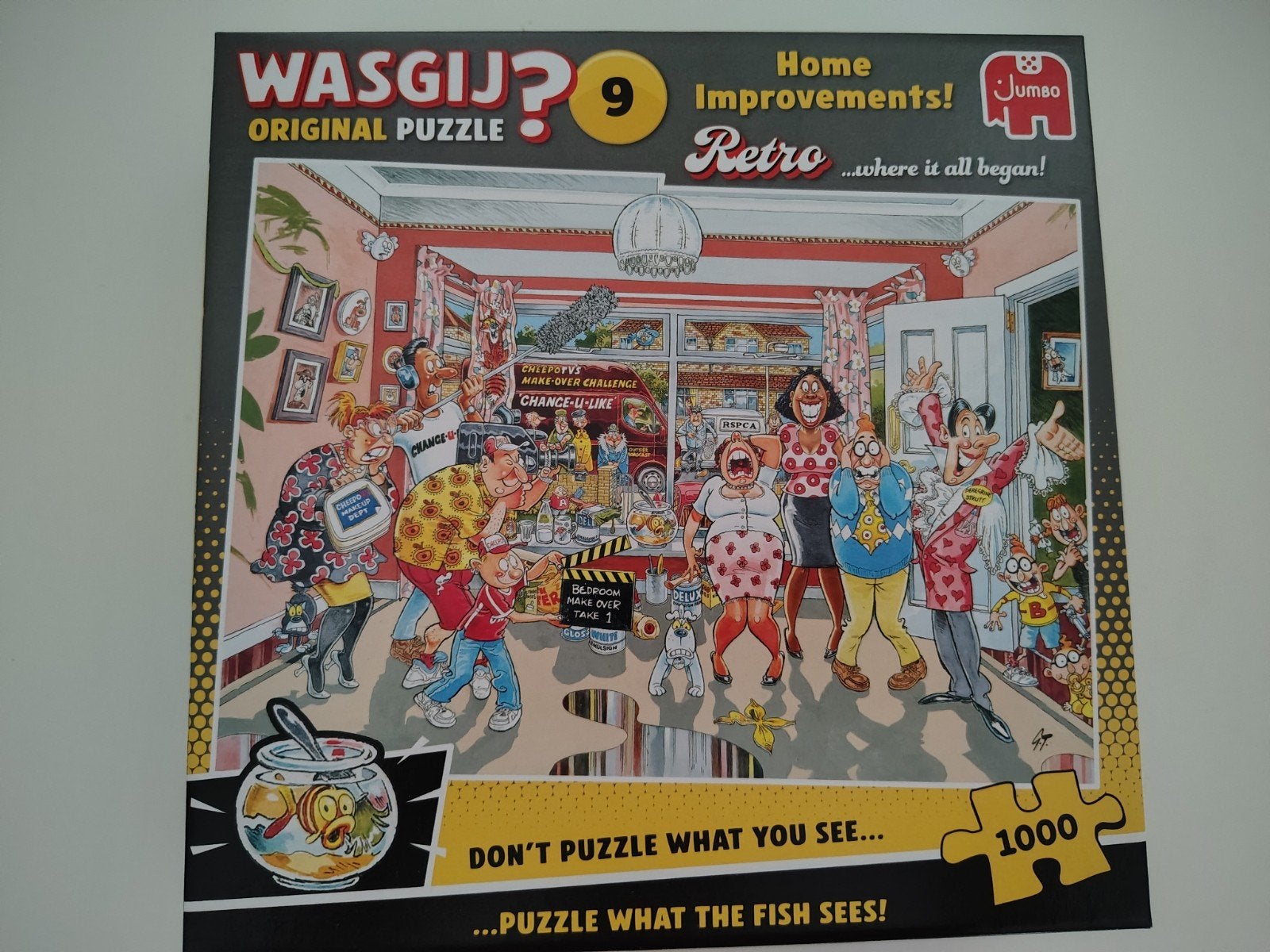 Wasgij  Original 9, Ophalen, 500 t/m 1500 stukjes, Zo goed als nieuw, Legpuzzel