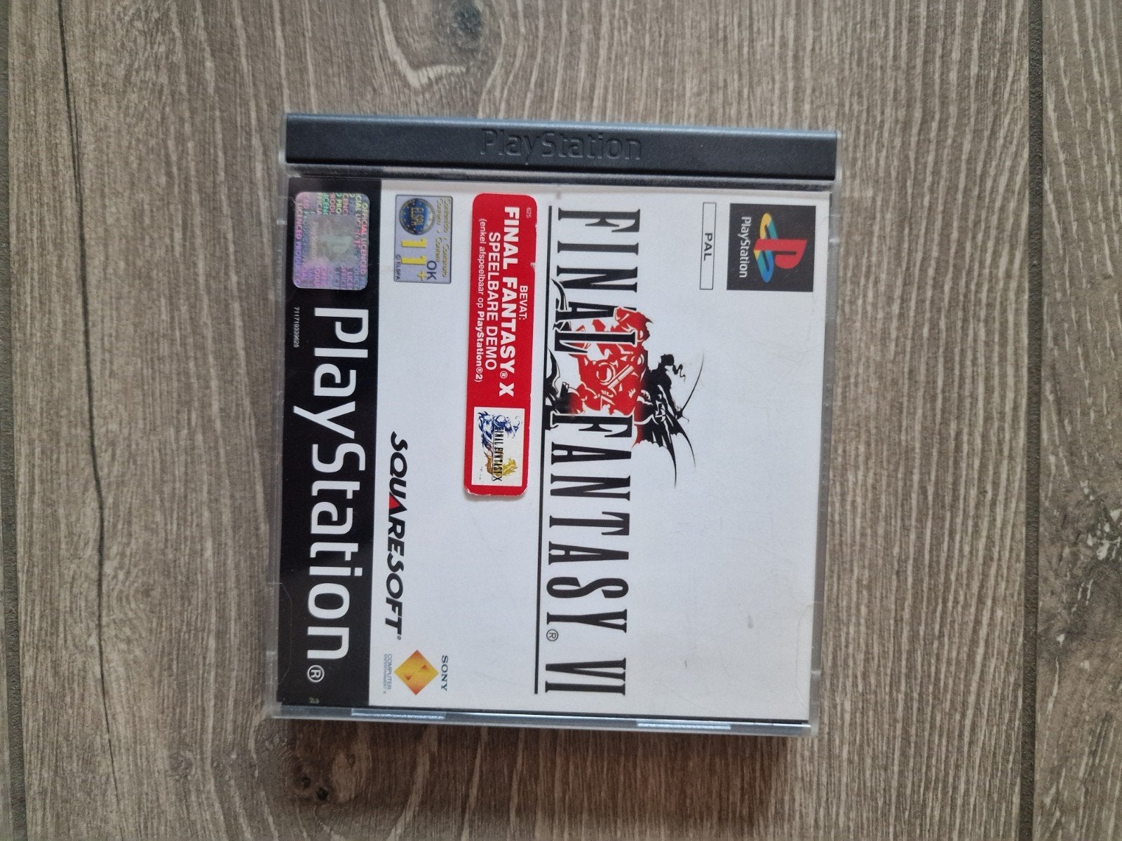 Final Fantasy VI PlayStation 1 (PAL), Spelcomputers en Games, 1 speler, Ophalen of Verzenden, Role Playing Game (Rpg), Vanaf 12 jaar