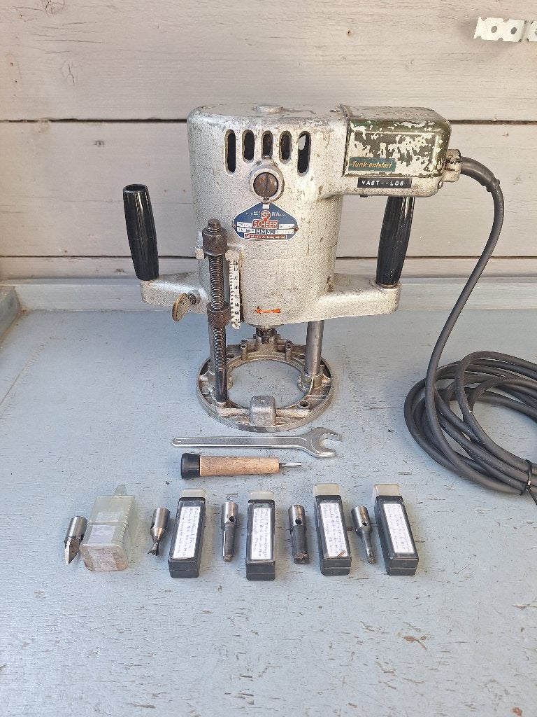 Scheer HM30 bovenfrees, Ophalen of Verzenden, Gebruikt, Elektrisch, Bovenfrees
