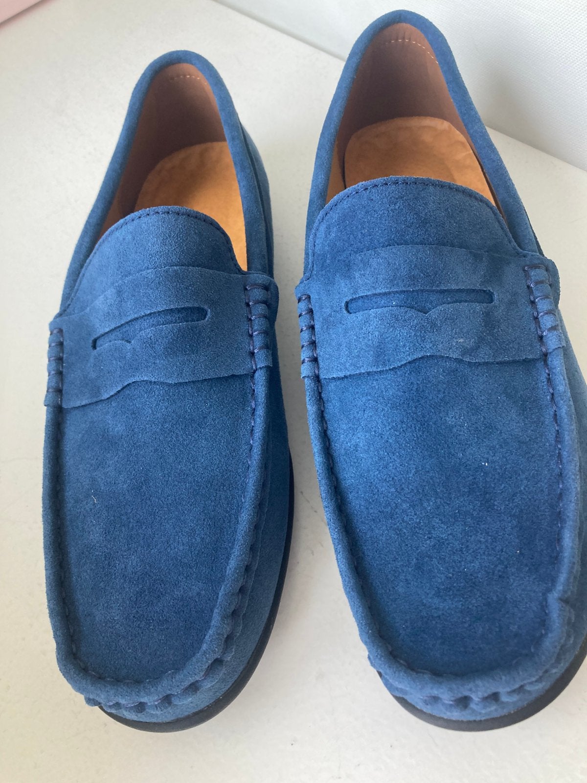 Heren mocassins nieuw maat 47, Ophalen, Blauw, Nieuw, Espadrilles of Moccasins