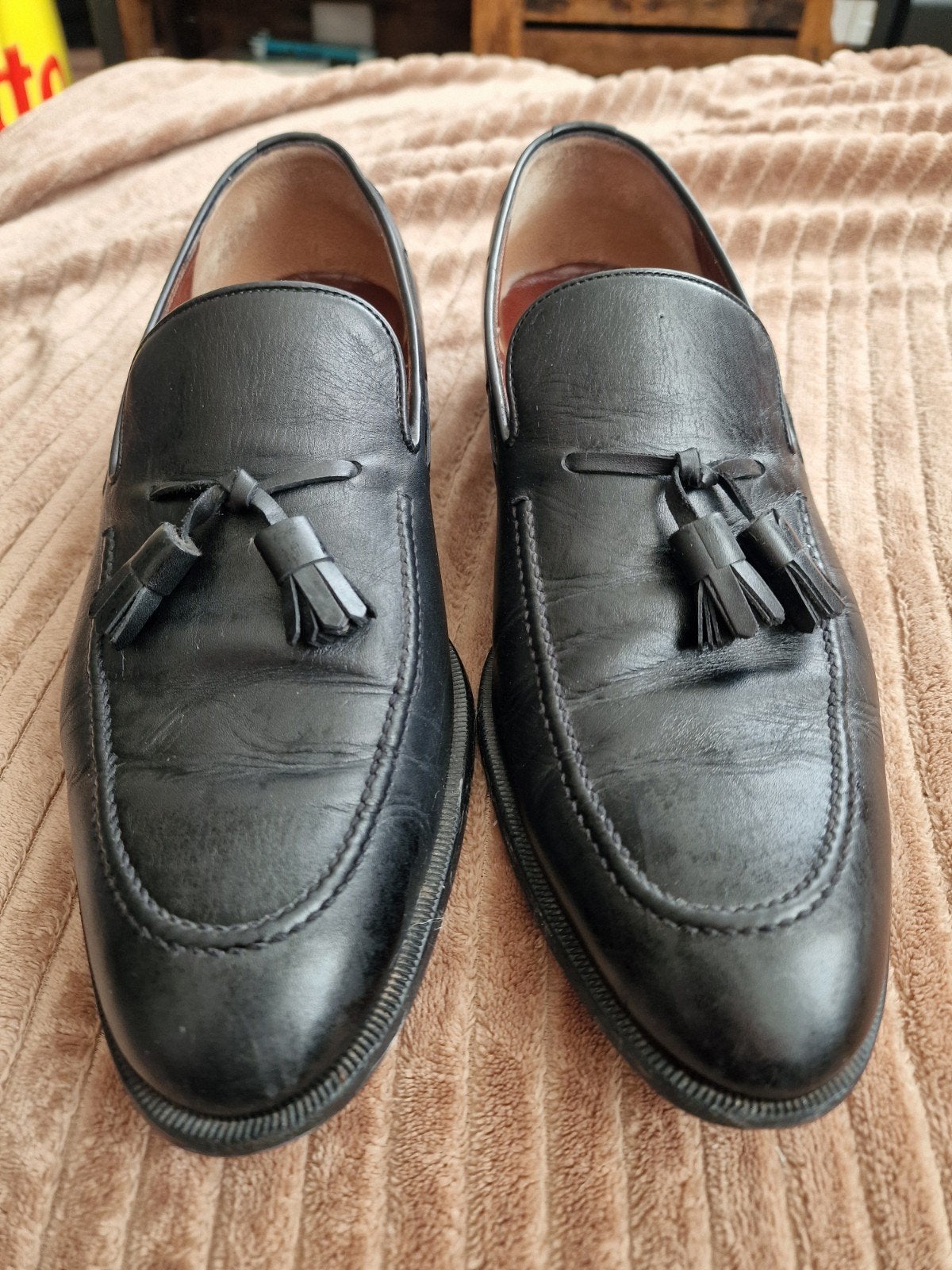 Fratelli Rossetti Zwarte Leren Heren Loafers Maat 9/maat 43, Kleding | Heren, Loafers, Zwart, Ophalen of Verzenden, Fratelli Rossetti