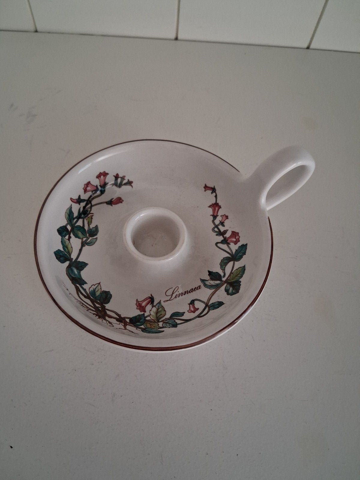 Villeroy & Boch Botanical kandelaar, Gebruikt, Wit, Ophalen of Verzenden, Villeroy & Boch