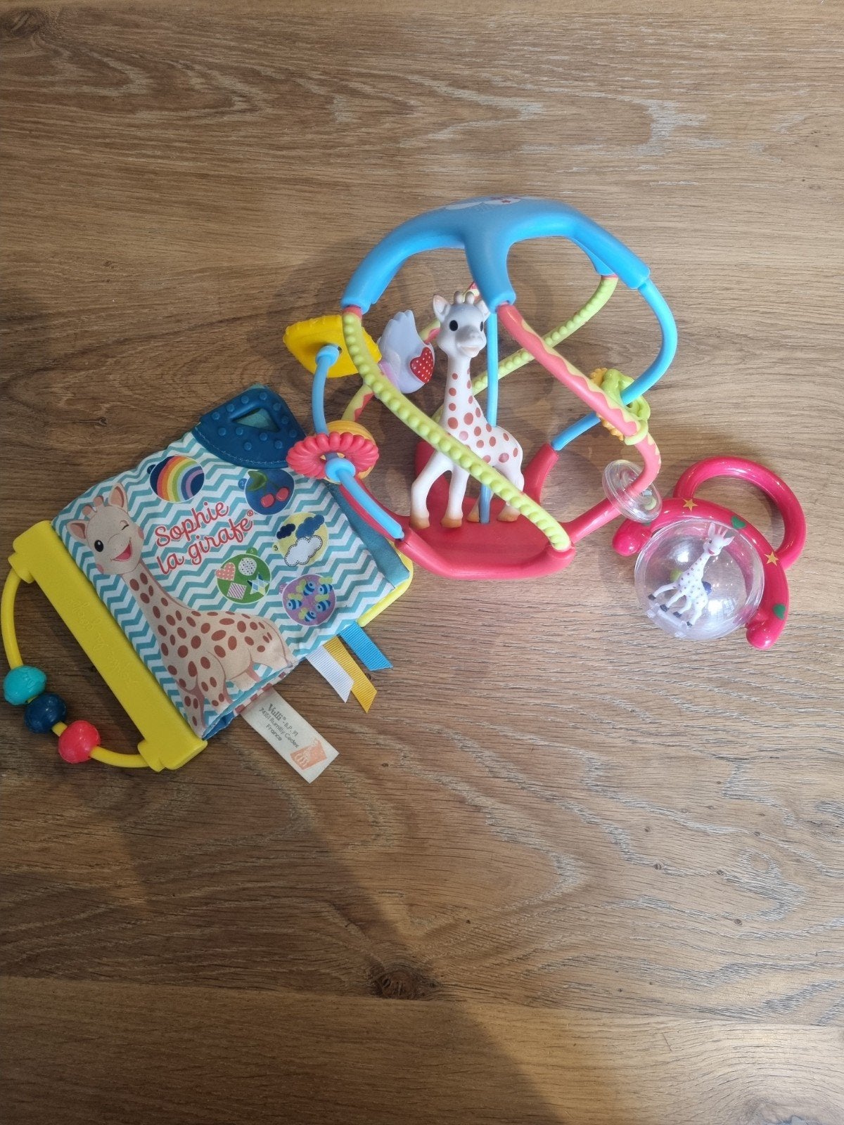 Sophie de Giraf Baby Speelgoed Set, Ophalen of Verzenden, Zo goed als nieuw, Overige typen, Met geluid