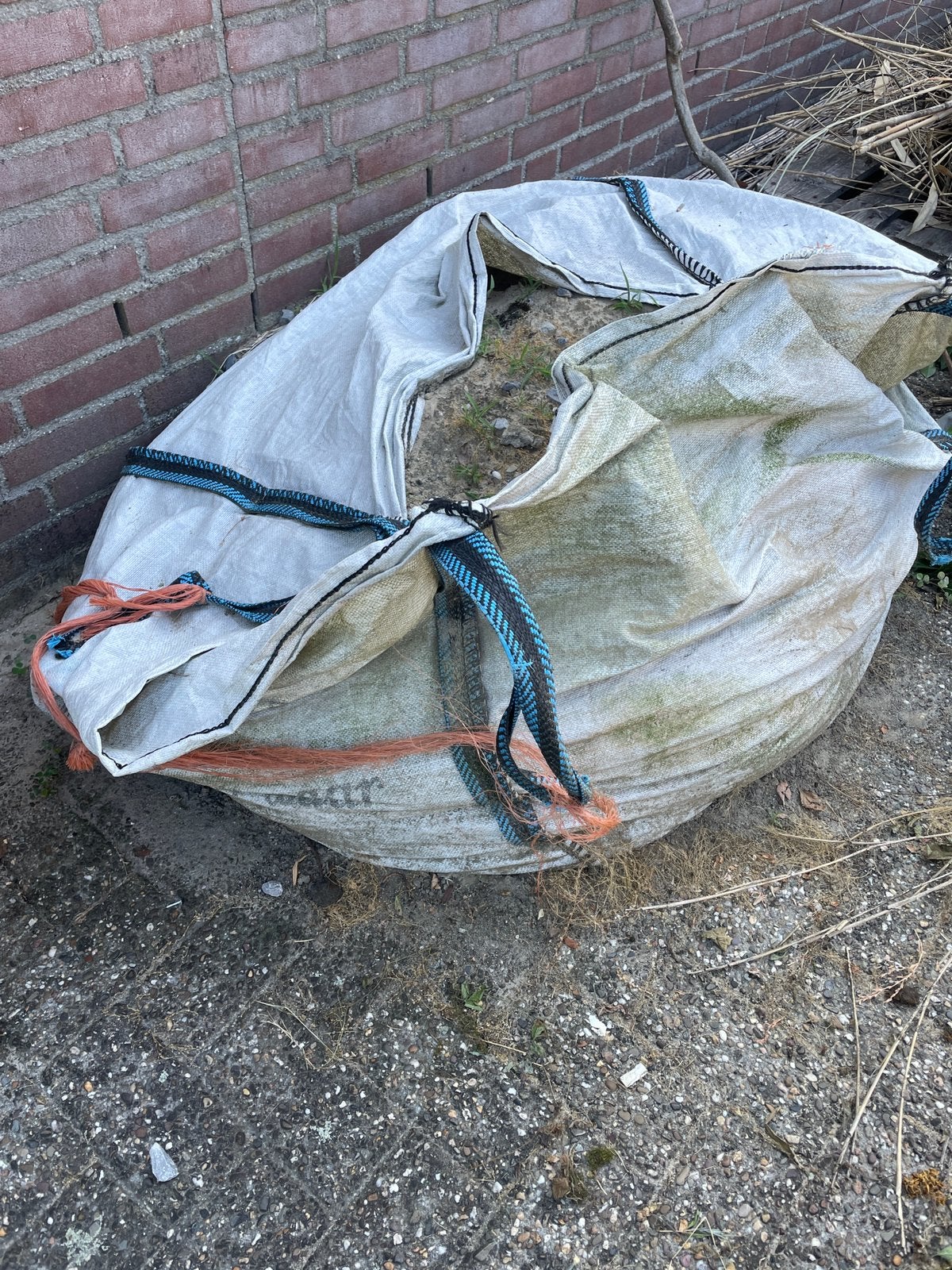 Halve bigbag brekerzand, Tuin en Terras, Zand, Ophalen, Gebruikt, Brekerzand