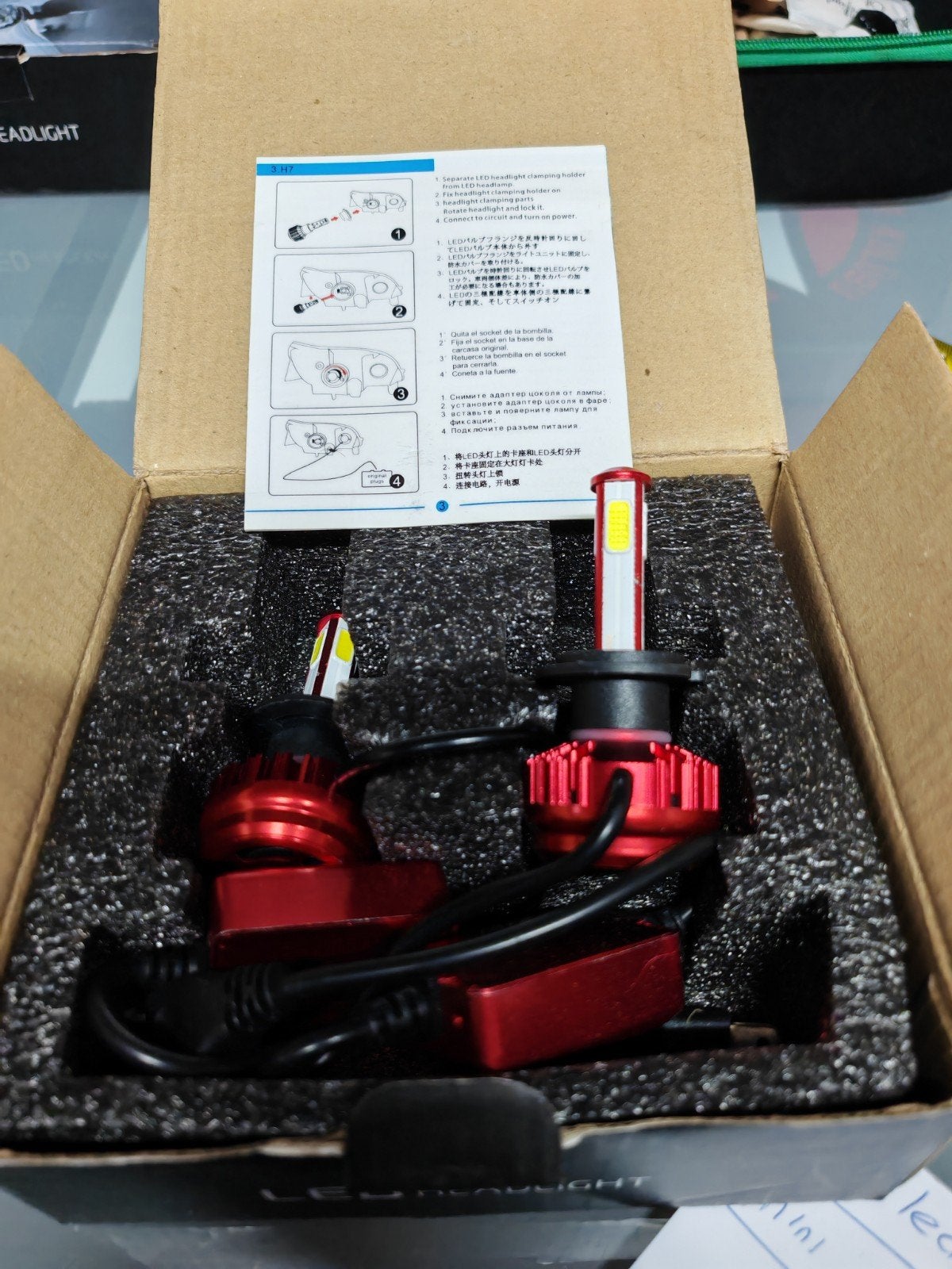 H7 led verlichting set., Motoren, Ophalen of Verzenden, Nieuw