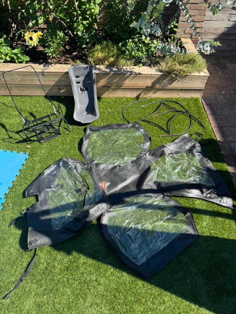 Babboe City bakfiets accessoires, Fietsen en Brommers, Fietsen | Bakfietsen, Ophalen of Verzenden, Zo goed als nieuw, 1 kind