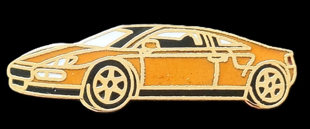Audi- Avus pin oranje emaille, Verzenden, Nieuw, Transport, Speldje of Pin