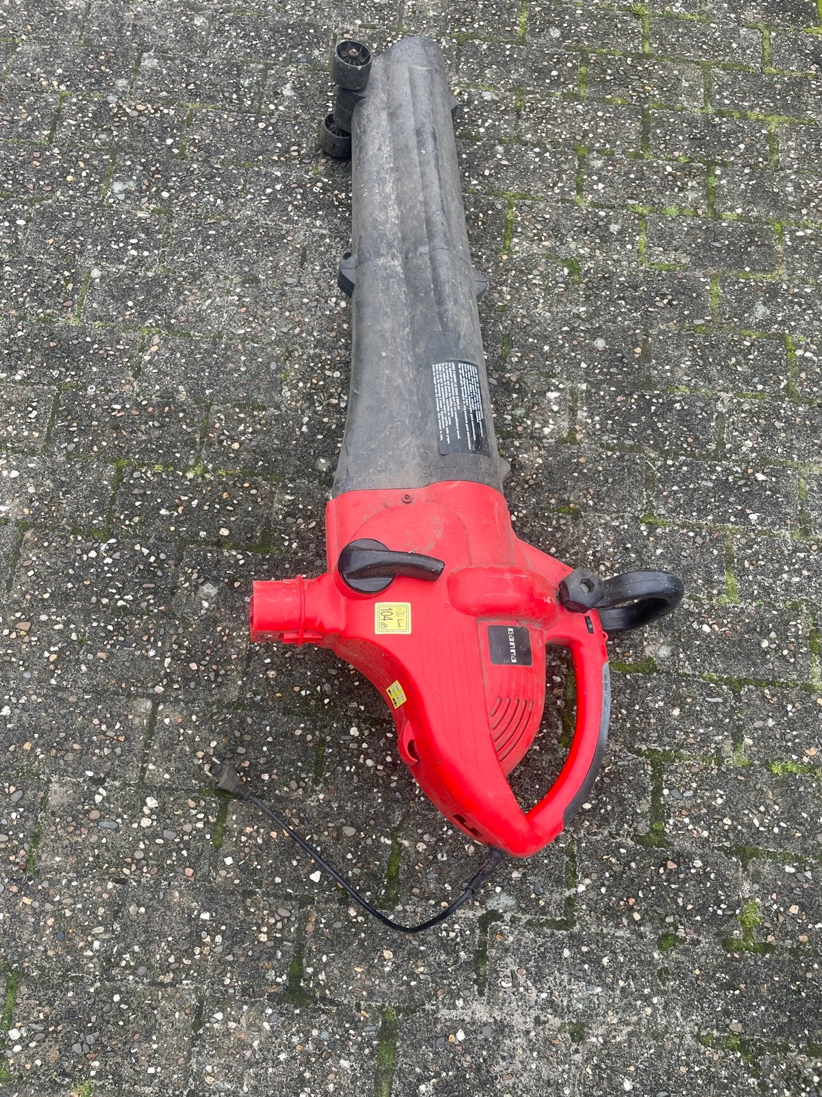 Gamma BR-25V Bladblazer - Elektrisch, 2500W, Gebruikt, Handgedragen, Met versnipperfunctie, Ophalen of Verzenden