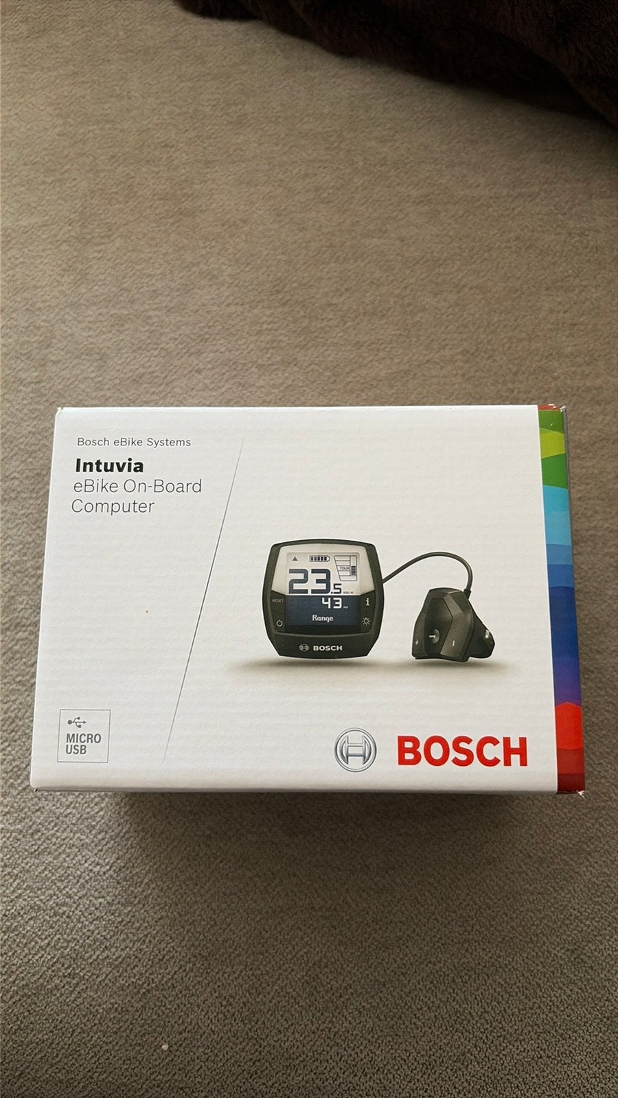 Bosch intuvia on-board, Fietsen en Brommers, Fietsaccessoires | Fietscomputers, Ophalen of Verzenden, Zo goed als nieuw