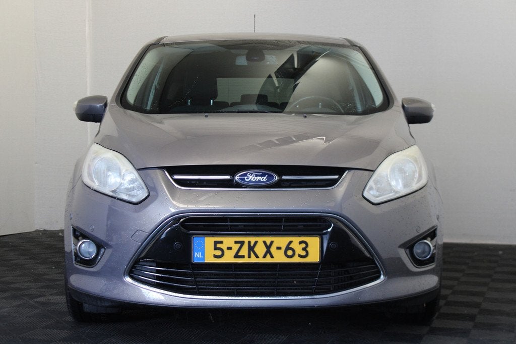 Ford C-MAX 1.6 EcoBoost Titanium |Stoelverw.|Navi|Trekhaak|, Voorwielaandrijving, Stof, Gebruikt, Zwart