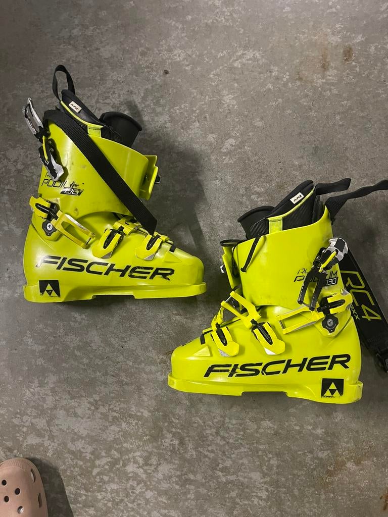 Ski schonen RC Fischer 130 maat 27.5, Fischer, 100 tot 140 cm, Ophalen of Verzenden, Zo goed als nieuw