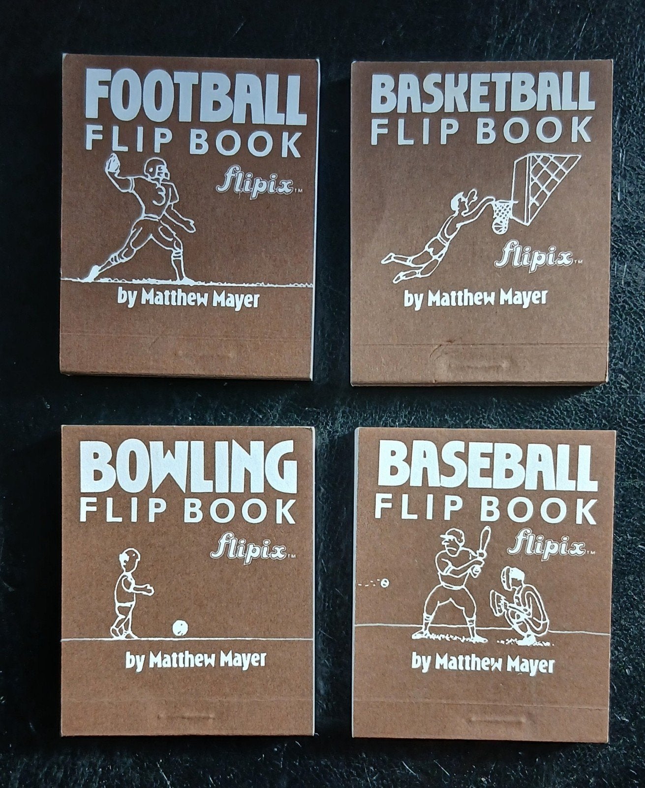 Set van 4 Sport Flip Boekjes - Matthew Mayer (1992), Boeken, Ophalen of Verzenden, Zo goed als nieuw, Matthew Mayer