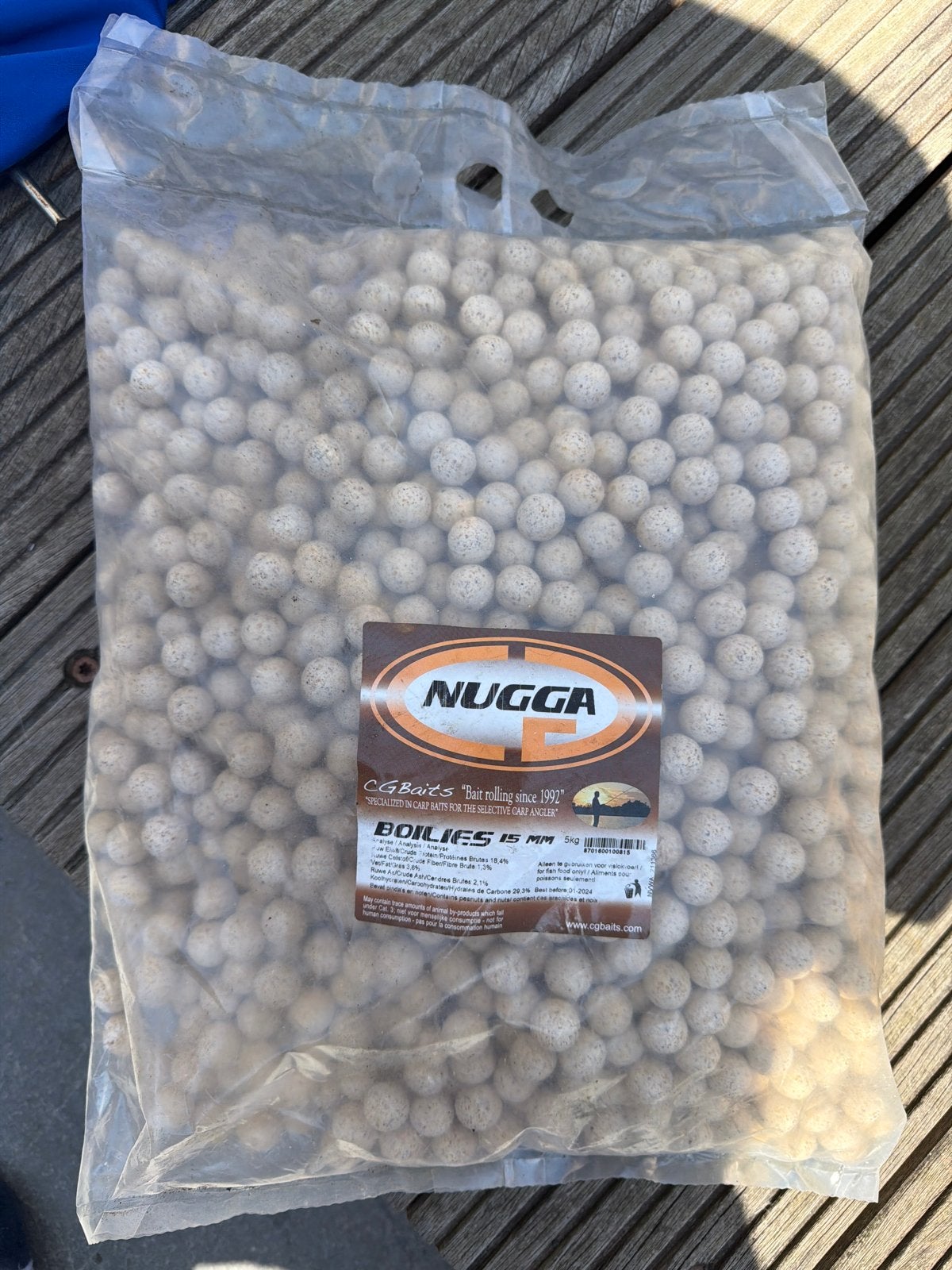 Nugga bollies CG BAITS 15mm, Ophalen of Verzenden, Zo goed als nieuw, Overige typen