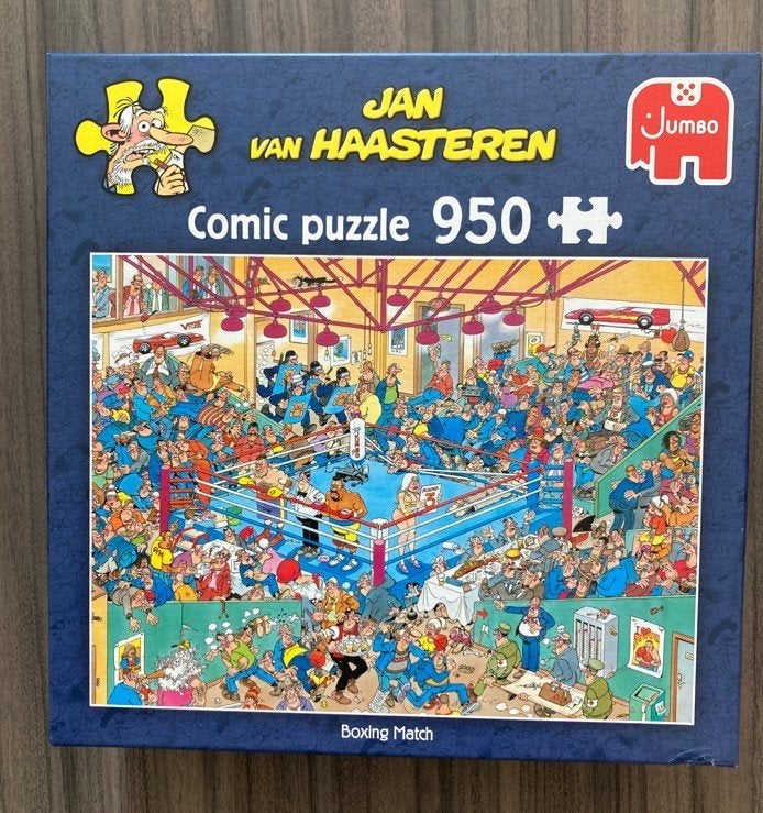 Jan van Haasteren - Boxing Match - 950 stukjes, Ophalen of Verzenden, 500 t/m 1500 stukjes, Zo goed als nieuw