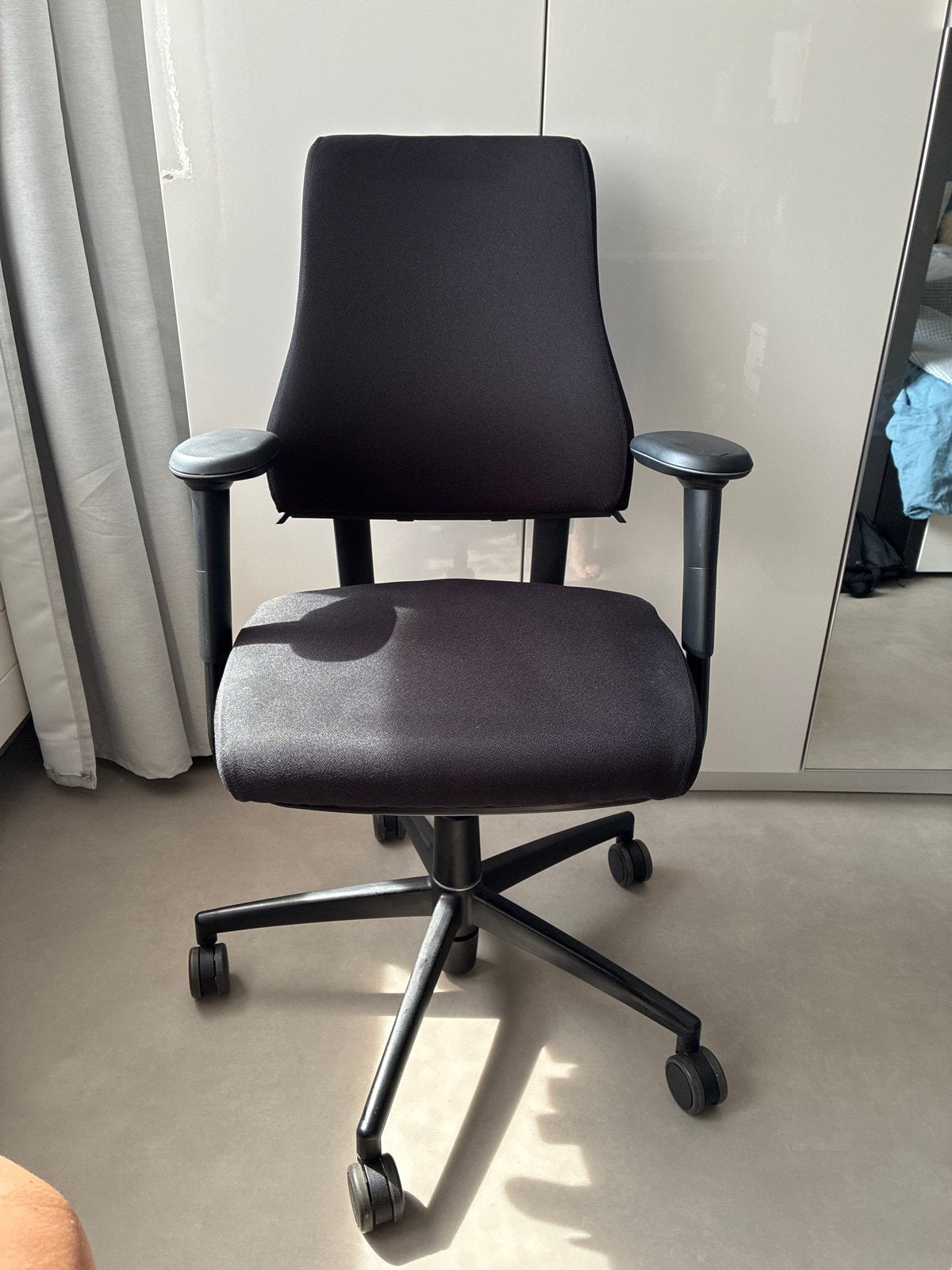 Bureaustoel Axia - Zwart, Ergonomisch, Ophalen, Gebruikt, Zwart, Bureaustoel