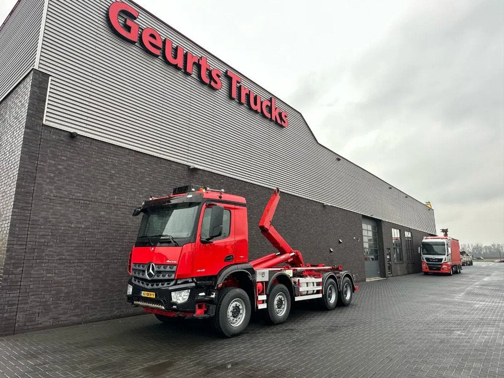 Mercedes-Benz Arocs 8X4 VDL S-30-6600 HAAKARMSYSTEEM/ABROLLK, Automaat, Achterwielaandrijving, Euro 6, 428 pk