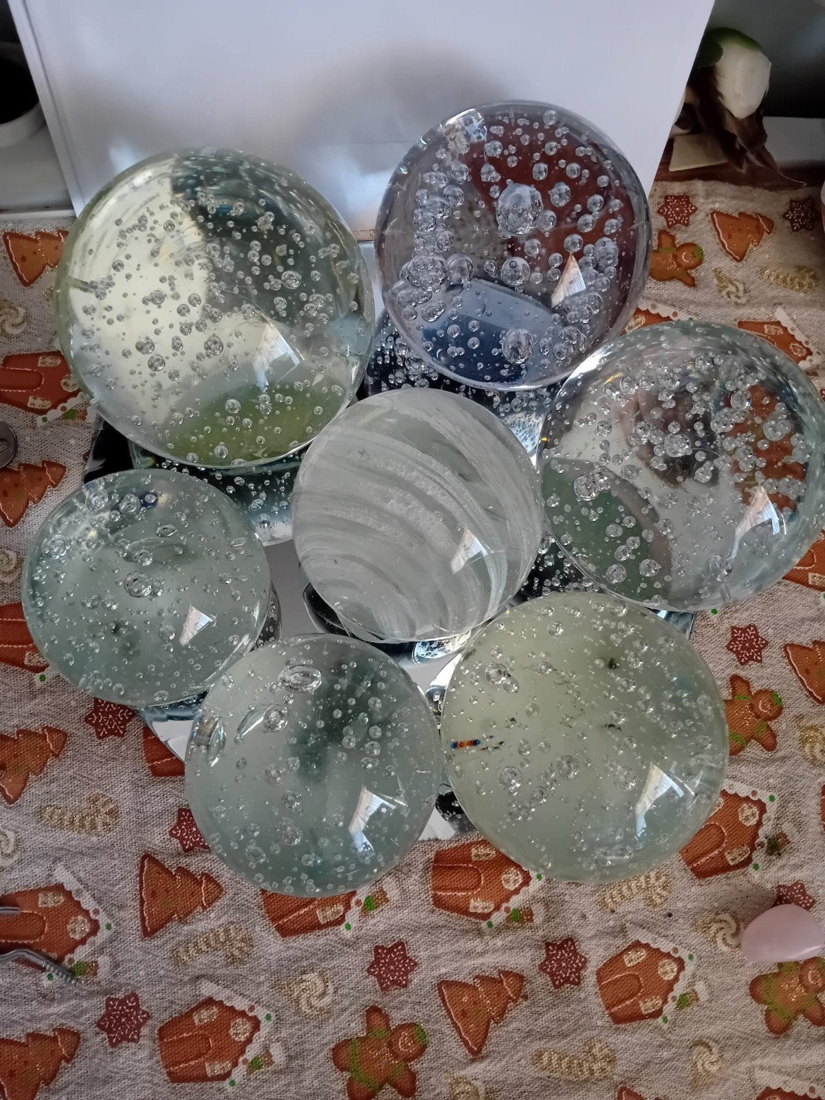 Glasbollen, Ophalen of Verzenden, Glas, Overige stijlen, Bord(en)